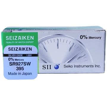 Seiko 395 SR927SW 1.55V Silver Oxide Watch Battery