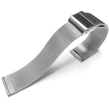 Watch Strap Bracelet Stainless Steel Fine Mesh Size 16mm-22mm