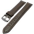 Brown Buffalo Grain XL Extra Long Genuine Italian Leather Watch Strap | Battery Buddy