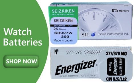 watch batteries silver oxide 1.5v