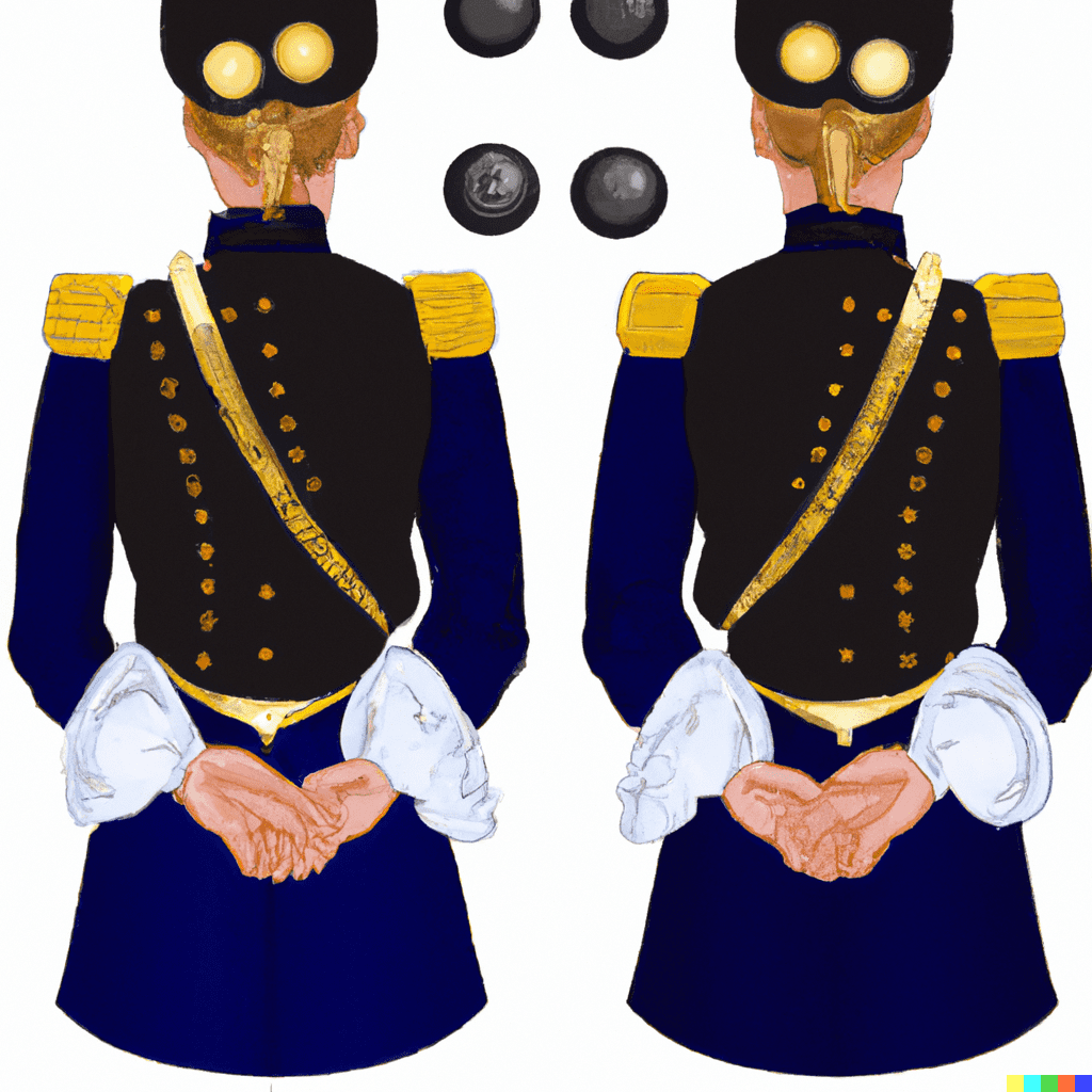 Lot de 19 soldats plats d'étain peints Ancien Régime