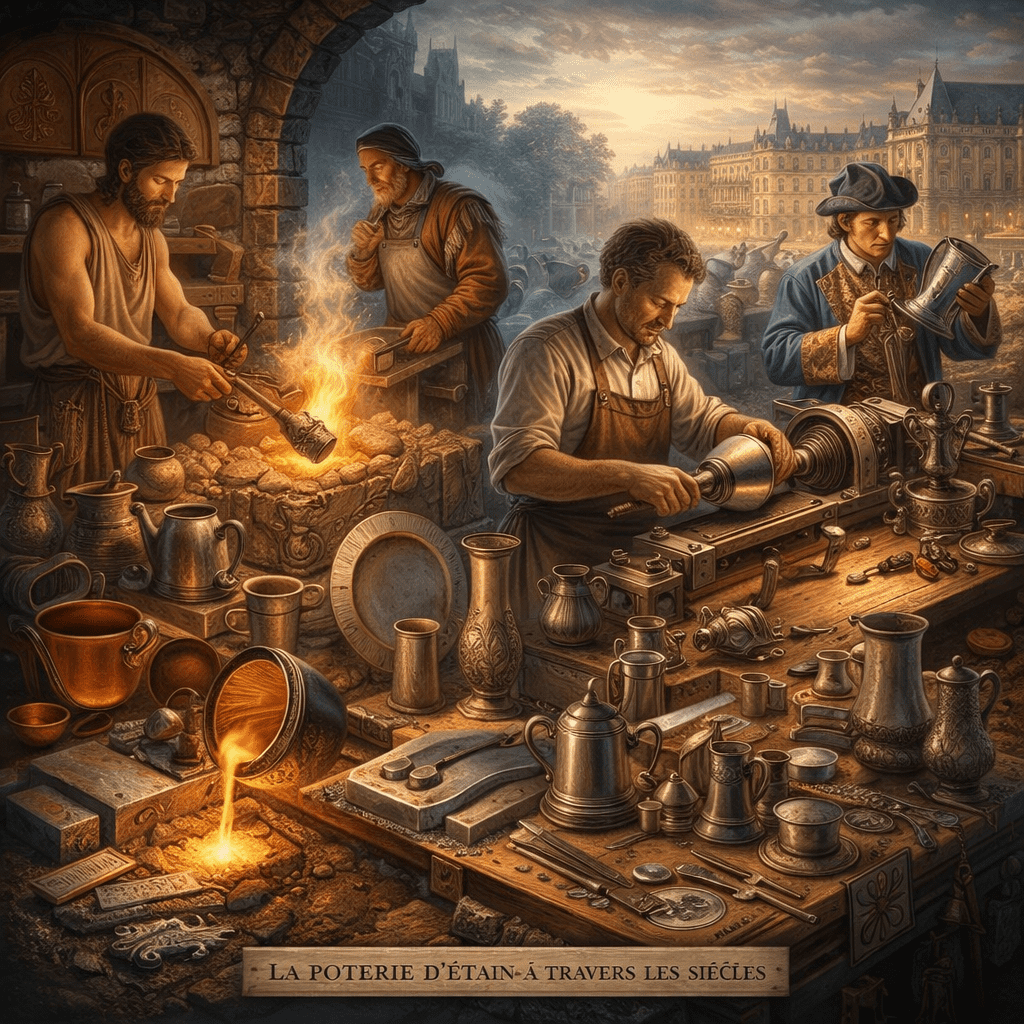 Le métier de potier d’étain