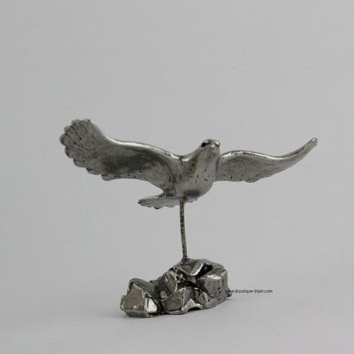 Aigle en vol, collection Michel Laude en étain