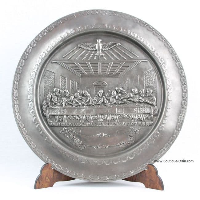 Assiette la Cène de Léonard de Vinci