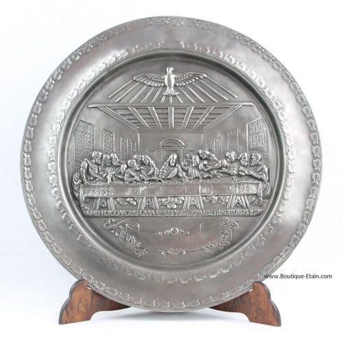 Assiette la Cène de Léonard de Vinci