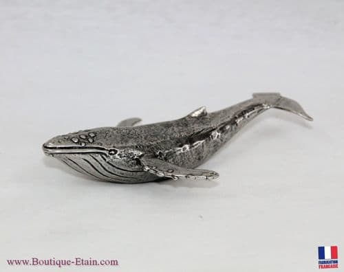 Baleine à Fanons en étain