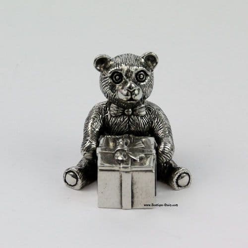Boîte à dent nounours en étain