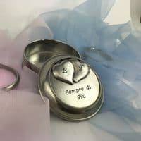 Boîte en étain gravée – Cadeau 10 ans de mariage