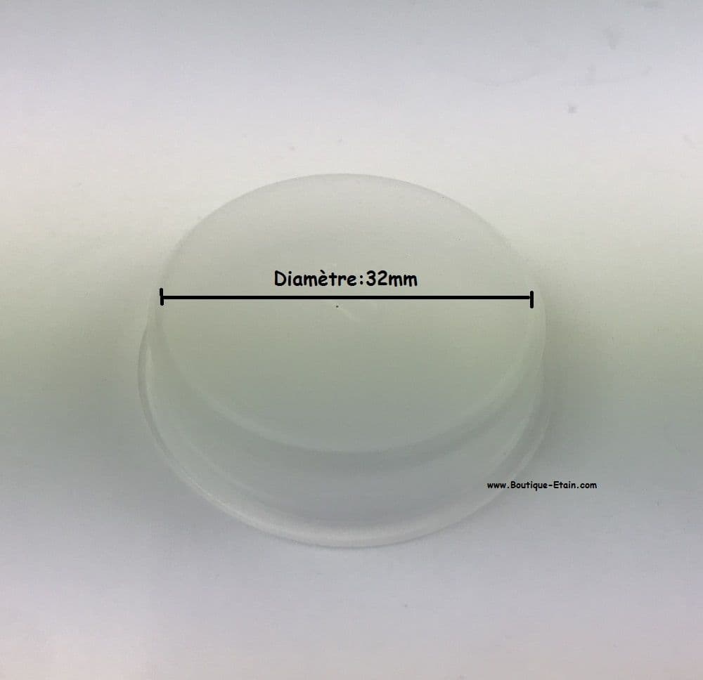 Bouchon de tirelire diamètre 32mm ou 3,2cm