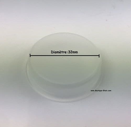 Bouchon de tirelire diamètre 32mm ou 3,2cm