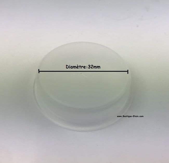 Bouchon de tirelire diamètre 32mm 3,2cm