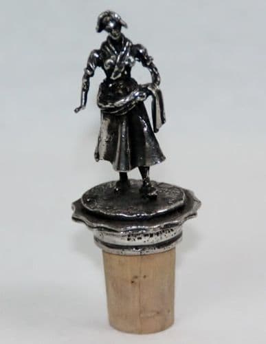 Bouchon en liège et étain la lavandière