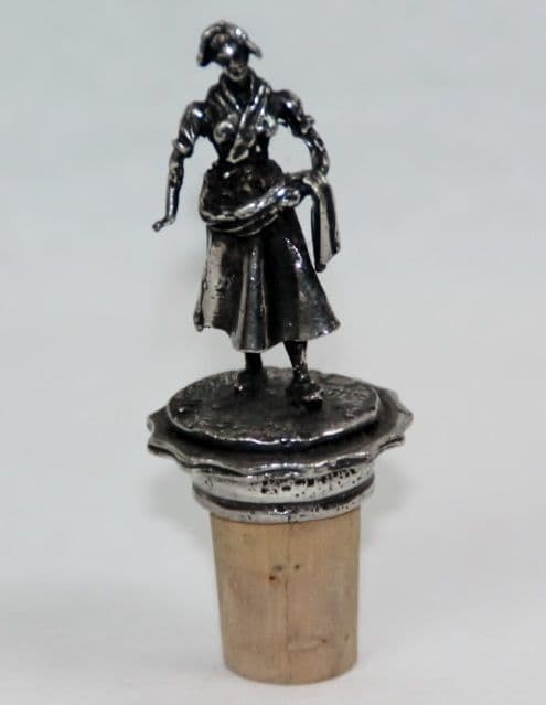 Bouchon en liège et étain la lavandière