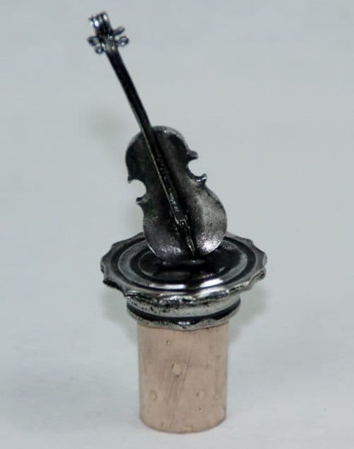 Bouchon en liège et étain le violon ou violoncelle