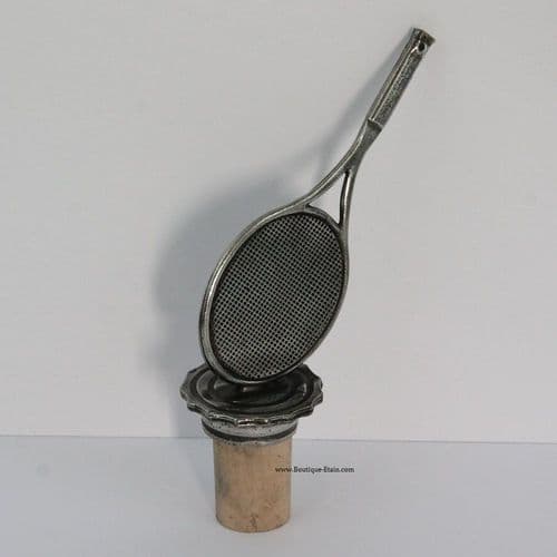 Bouchon en liège et étain Tennis