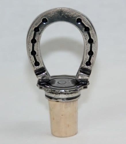 Bouchon le fer à cheval en liège et étain