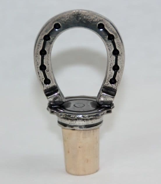 Bouchon le fer à cheval en liège et étain