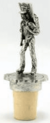 Bouchon le vendangeur en étain