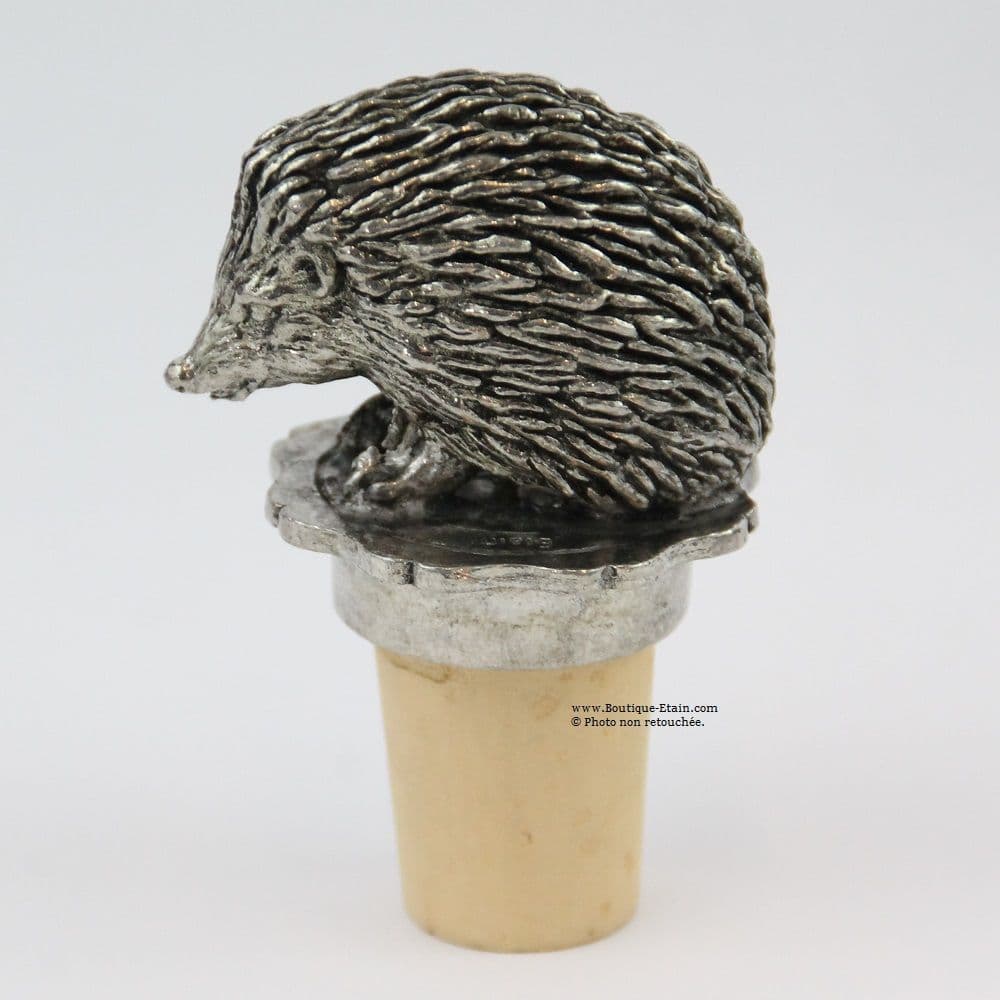 Bouchon à vin en étain hérisson