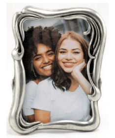 Cadre photo moderne en étain