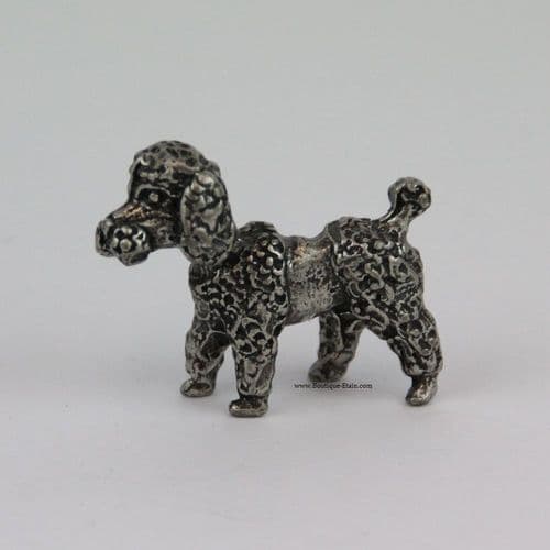 Caniche en étain