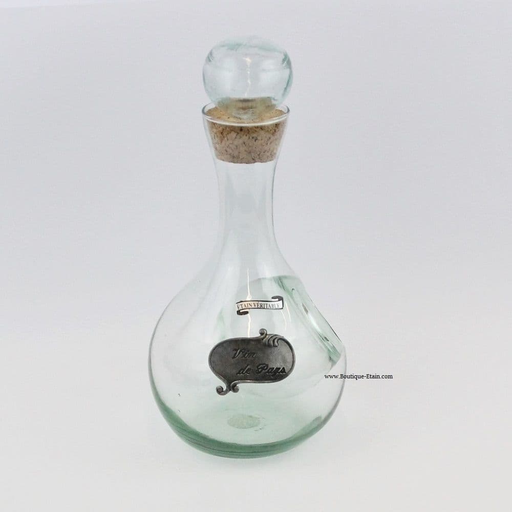 Carafe à vin rafraîchissante en étain