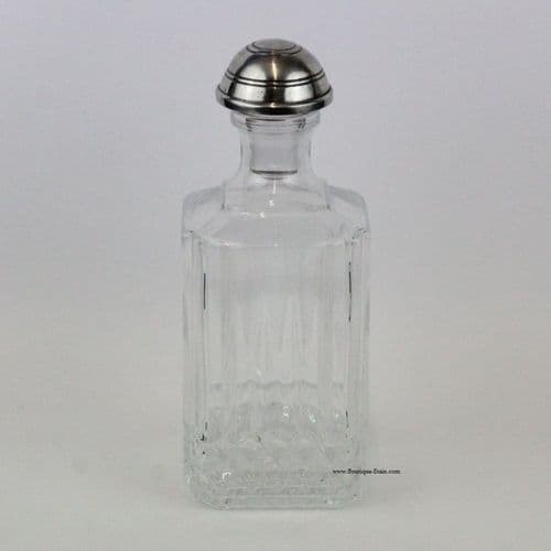 Carafe à Whisky en verre et étain