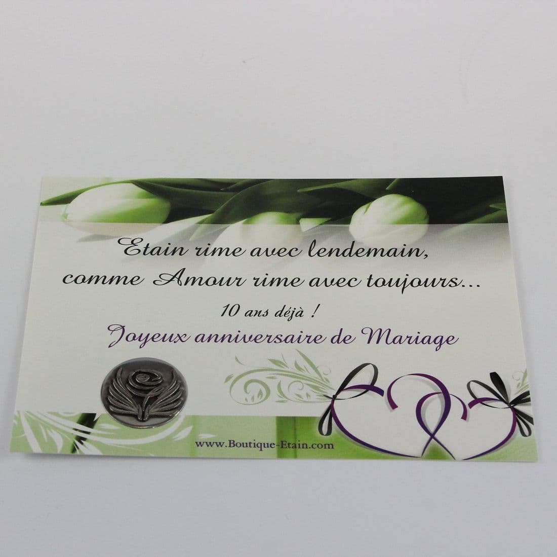 Carte Anniversaire 10 Ans De Mariage Noces D Etain Carte Anniversaire 10 Ans De Mariage Noces D Etain