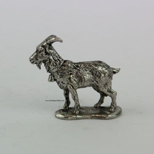 Chèvre en étain