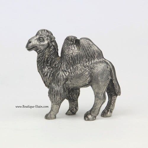 Chameau miniature en étain