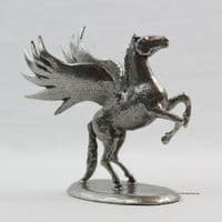 Cheval ailé Pégase en étain