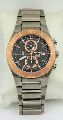 Chrono homme BOCCIA tout Titane 3779-05