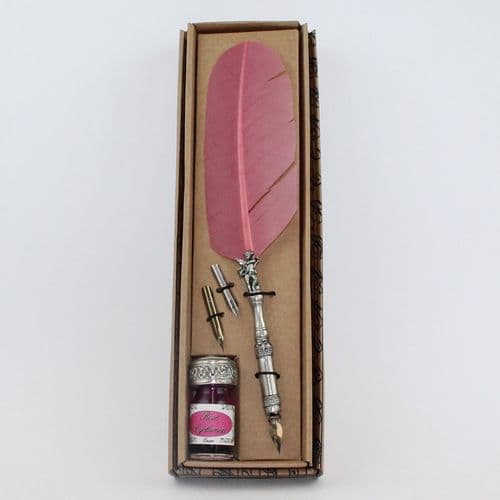 Coffret calligraphie en étain thème Ange