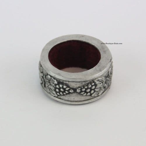 Collier de Bacchus, anti-goutte pour Bouteille de Vin décor vigne.