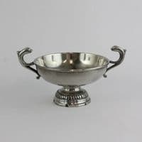 Coupe bourguignonne dauphins en étain mat