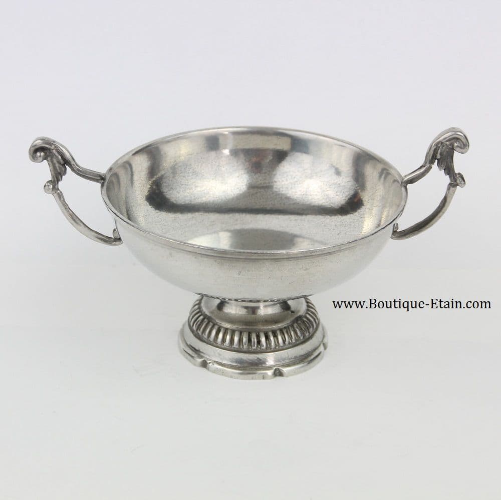 Coupe bourguignonne en étain mat ∅10 cm