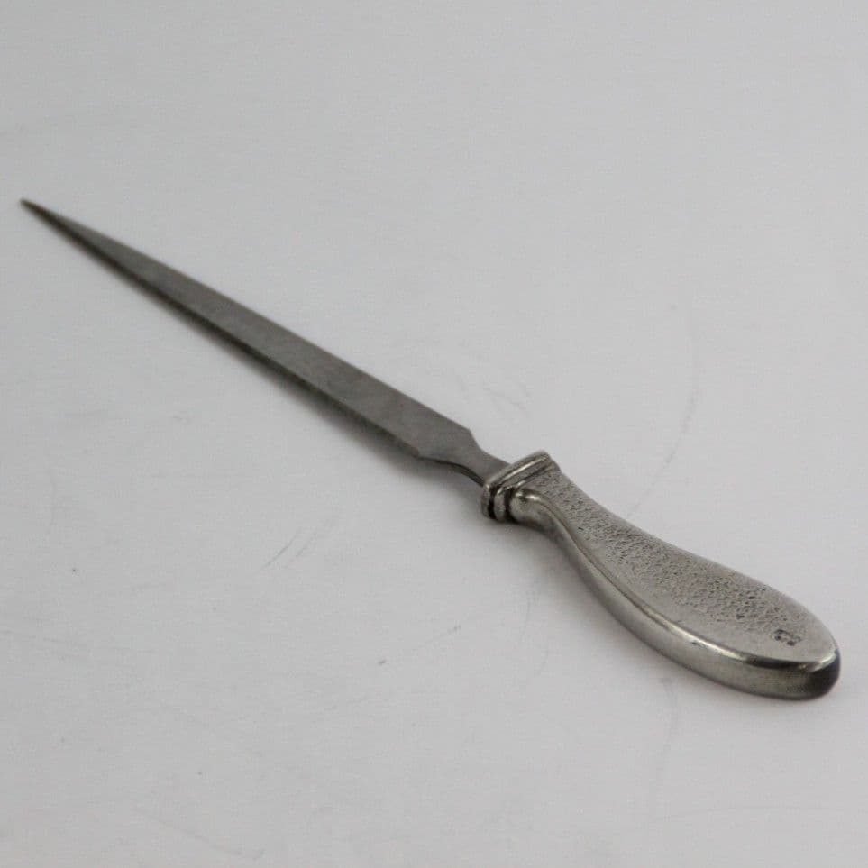 Coupe-papier ouvre-lettres en étain à graver