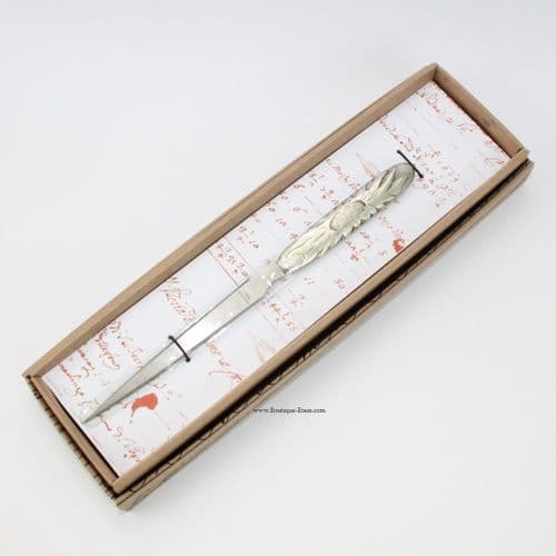 Coupe-papier ouvre-lettres soleil à graver