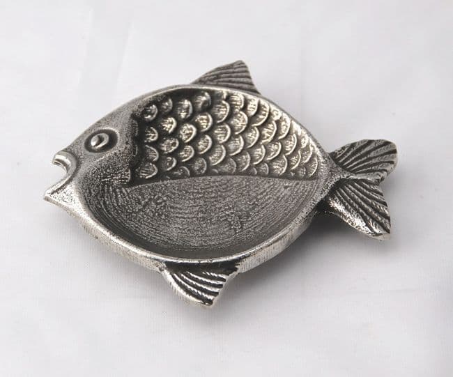 Coupelle poisson en étain