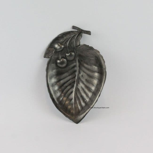 Feuille de cerisier  ( coupe / cendrier / vide poche )