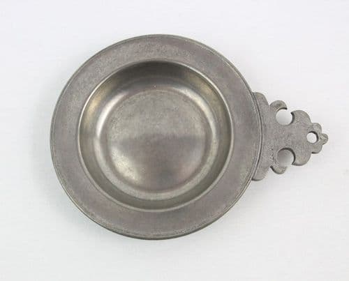 Coupelle tastevin ou cendrier en étain