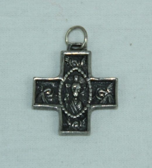 Croix aux anges en étain, ou croix des anges