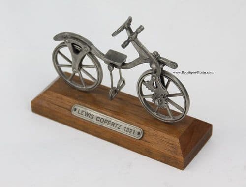 Cycle ancien Lewis Copertz en étain