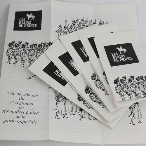 Dépliant Musiciens de l'Empire