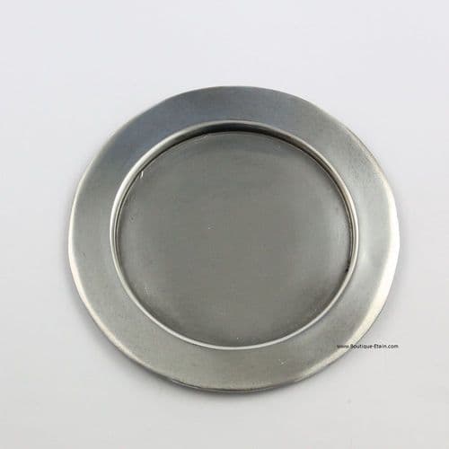 Dessous de bouteille à graver en étain