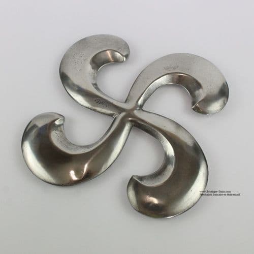 Dessous de plat croix basque en étain