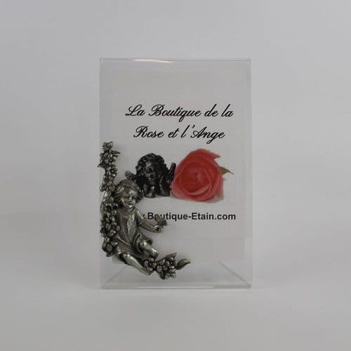 DESTOCKAGE -40% Cadre photo plexi l'enfant au papillon format portrait