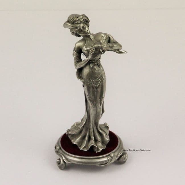 DESTOCKAGE -40% Figurine en étain Froufrou Charlotte