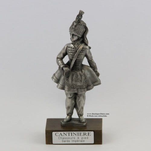 DESTOCKAGE -40% Figurine en étain la cantinière