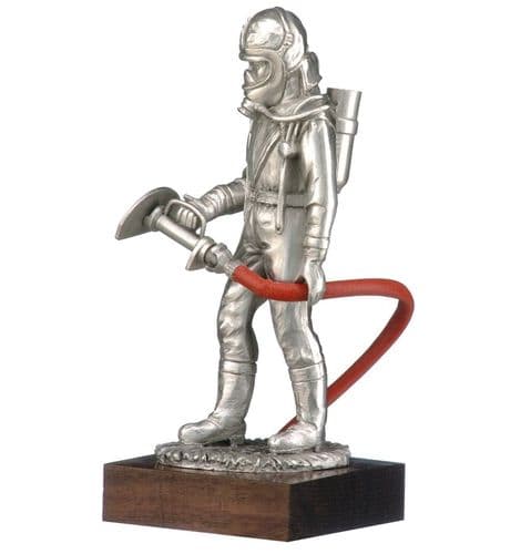 DESTOCKAGE -40% Figurine en étain Pompier Risque chimique